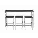 Elements International Ezra 4 pc Counter Height Dinette CTEZ100BTSPE IMAGE 2