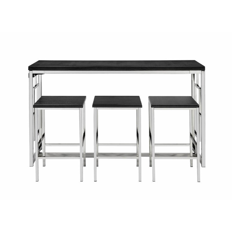Elements International Ezra 4 pc Counter Height Dinette CTEZ100BTSPE IMAGE 2