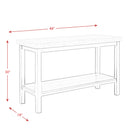 Elements International Kansas Sofa Table CKS100STE IMAGE 11