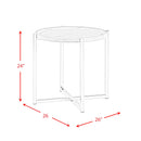 Elements International Landry Occasional Table Set CTLY100OTE IMAGE 14
