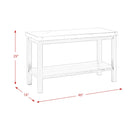  Elements International Marcello Sofa Table CML100STE IMAGE 10