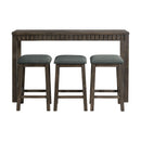 Elements International Shelter Bay 4 pc Counter Height Dinette TSB100BTSPE IMAGE 2