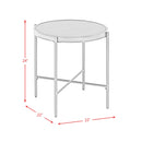 Elements International Vienna End Table CSO100ETWD IMAGE 7