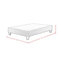 Elements International Abby Full Upholstered Platform Bed UBB101FBBO IMAGE 9