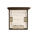 Elements International Harper Queen Upholstered Platform Bed with Storage UHR3153QSB IMAGE 4