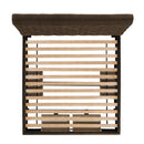 Elements International Waldorf King Upholstered Platform Bed with Storage UWF3153KSB IMAGE 3