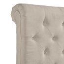 Elements International Waldorf King Upholstered Platform Bed UWF3152KB IMAGE 4