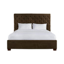 Elements International Waldorf King Upholstered Platform Bed UWF3153KB IMAGE 2