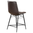  Coaster Furniture Aiken 107860 Upholstered Tufted Counter Chair - Brown IMAGE 7