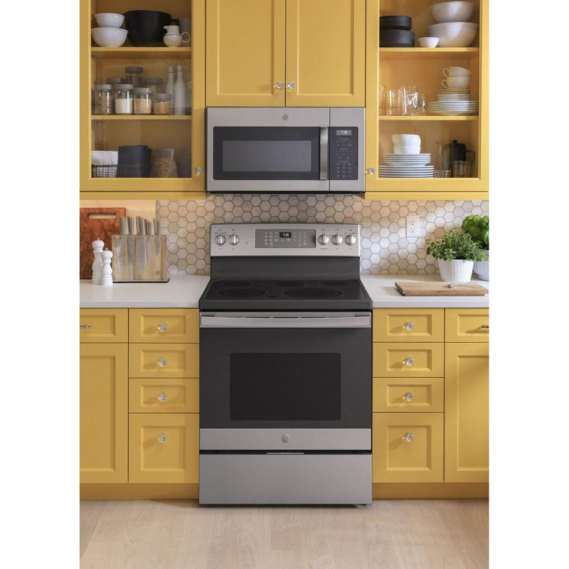 GE 30-inch Freestanding Electric Range with Convection Technology JB735SPSS IMAGE 6