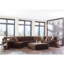  Jackson Furniture Mammoth 4376 4 pc Sectional - Chocolate IMAGE 1