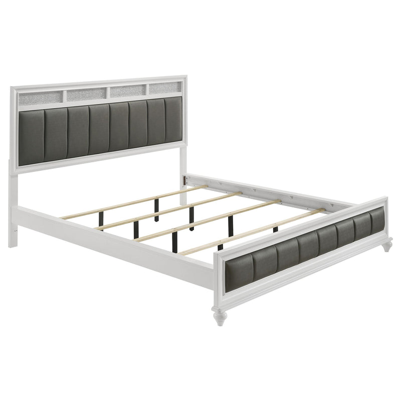 Coaster Furniture Barzini California King Upholstered Panel Bed 205891KW IMAGE 1