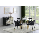  Coaster Furniture Lindsey 193562 Upholstered Dining Side Chair - Black IMAGE 10