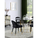  Coaster Furniture Lindsey 193562 Upholstered Dining Side Chair - Black IMAGE 9