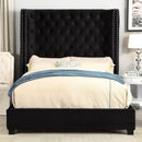  Furniture of America Mirabelle California King Upholstered Panel Bed CM7679BK-CK-VN IMAGE 1