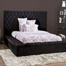  Furniture of America Davida Queen Upholstered Platform Bed with Storage CM7897BK-Q-BED IMAGE 1