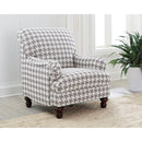  Coaster Furniture Glenn 903096 Upholstered English Arm Accent Chair - Grey IMAGE 1