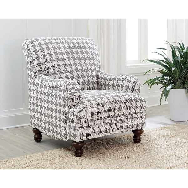  Coaster Furniture Glenn 903096 Upholstered English Arm Accent Chair - Grey IMAGE 1