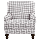  Coaster Furniture Glenn 903096 Upholstered English Arm Accent Chair - Grey IMAGE 3