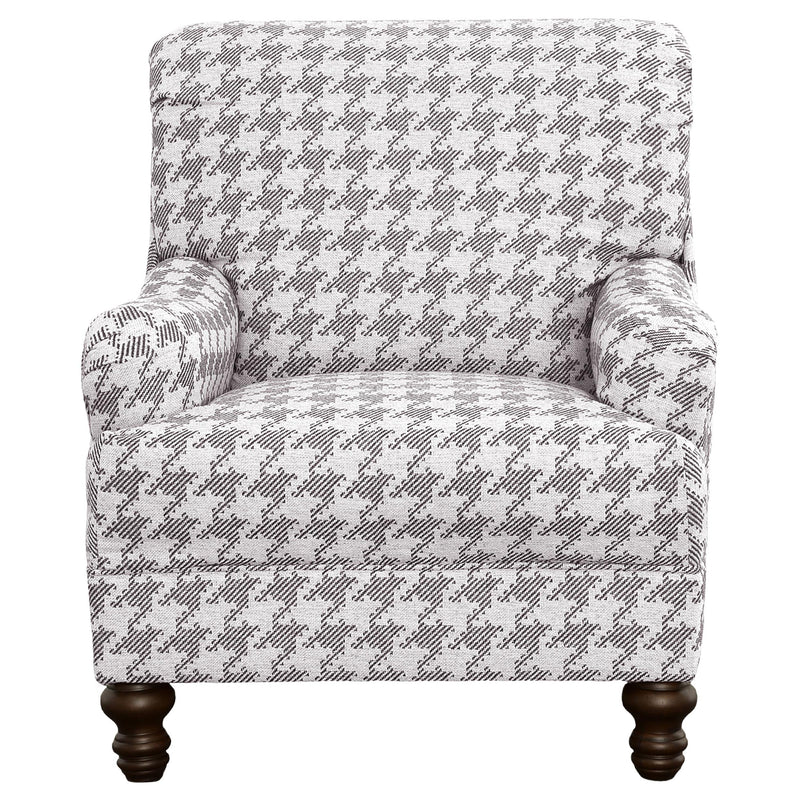  Coaster Furniture Glenn 903096 Upholstered English Arm Accent Chair - Grey IMAGE 3