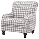  Coaster Furniture Glenn 903096 Upholstered English Arm Accent Chair - Grey IMAGE 4