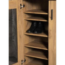  Coaster Furniture Bristol 951107 6-shelf Engineered Wood Shoe Cabinet - Golden Oak IMAGE 11
