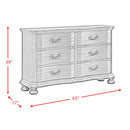 Elements International Avery 6-Drawer Dresser AV600DR IMAGE 10