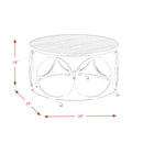 Elements International Alexis Coffee Table CAX100CTE IMAGE 11