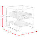 Elements International Matrix End Table CTMX100ET IMAGE 11