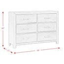 Elements International Shelby 6-Drawer Dresser SY600DR IMAGE 11
