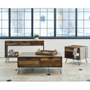 Elements International Cruz Sofa Table MTCZ100ST IMAGE 2