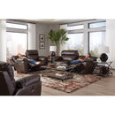  Jackson Furniture Mammoth 4376 3 pc Sectional - Chocolate IMAGE 3