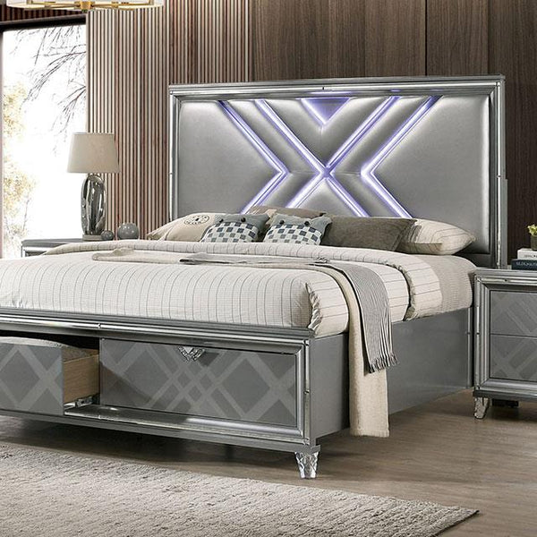 Furniture of America Emmeline FOA7147Q Queen Bed IMAGE 1