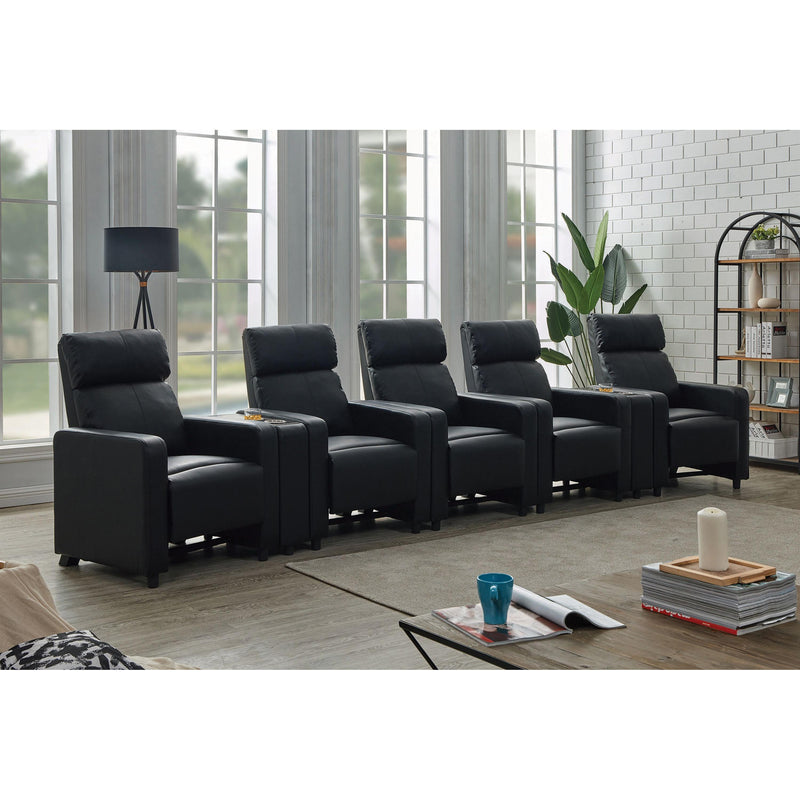  Coaster Furniture Toohey 600181-S5B 7 pc Home Theater Seating IMAGE 1