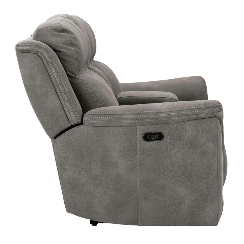 Signature Design by Ashley Next-Gen DuraPella 5930118 Power Reclining Loveseat with Console and Adjustable Headrest IMAGE 4