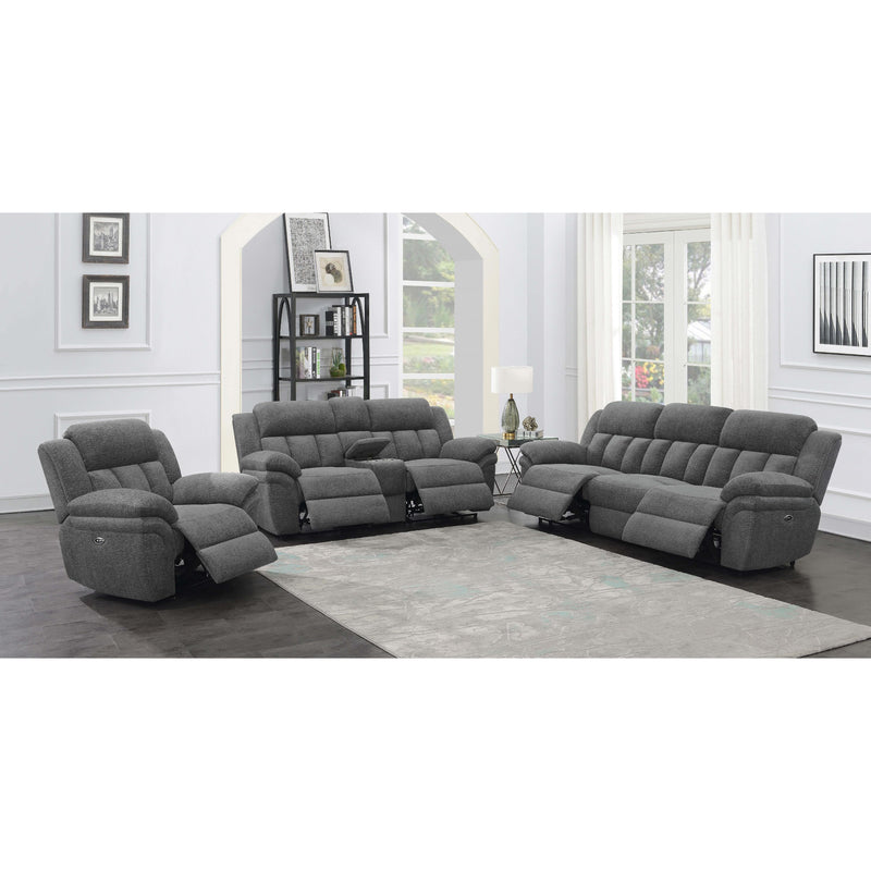  Coaster Furniture Bahrain 609543P Upholstered Power Glider Recliner - Charcoal IMAGE 12