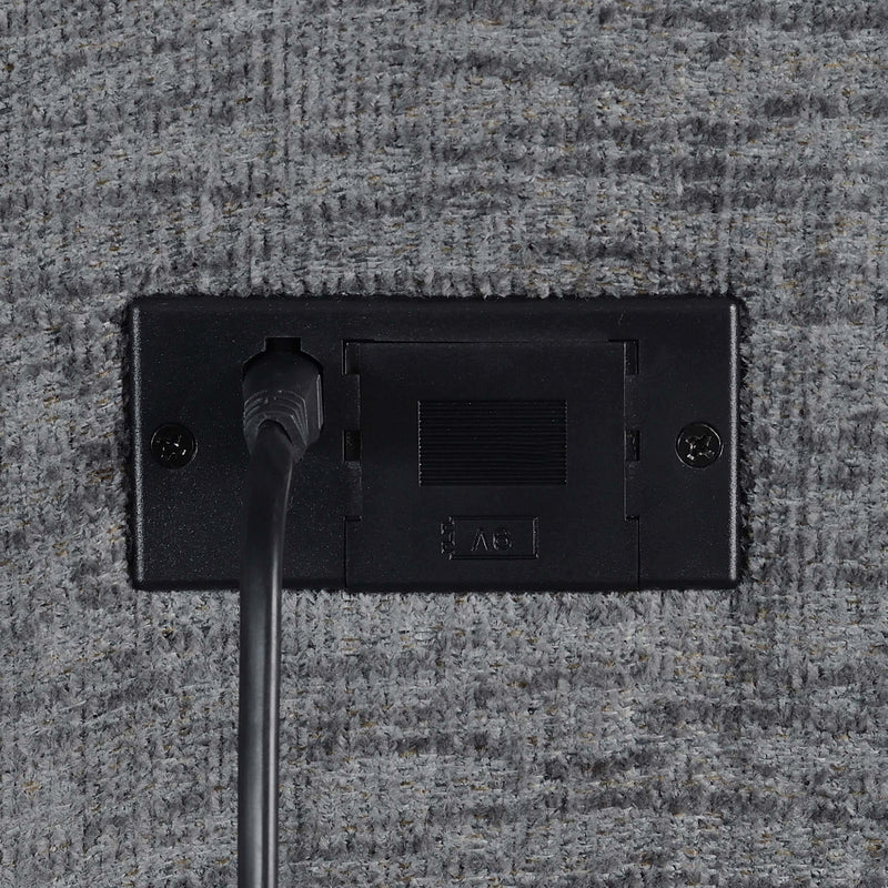  Coaster Furniture Bahrain 609543P Upholstered Power Glider Recliner - Charcoal IMAGE 14