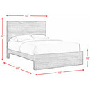 Elements International Bailey Queen Panel Bed BY500QB IMAGE 5