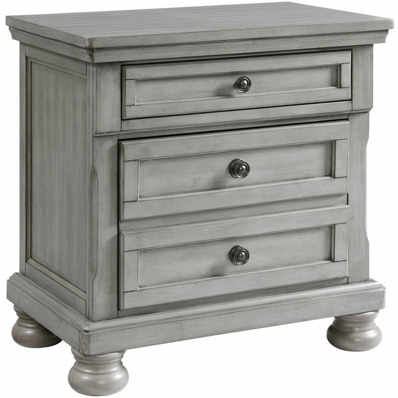 Elements International Kingston 3-Drawer Nightstand KT900NS IMAGE 2