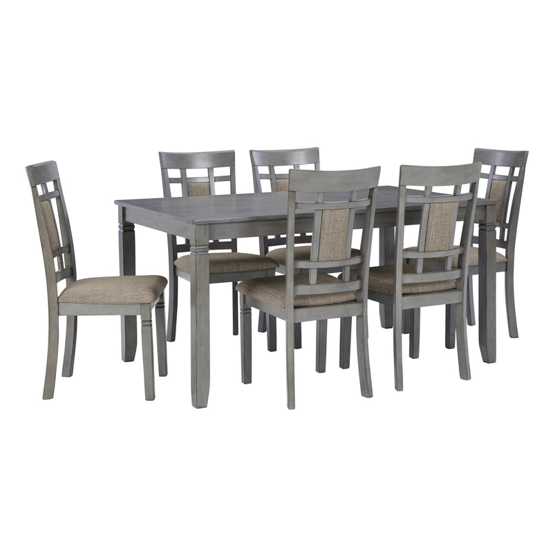  Signature Design by Ashley Jayemyer D368-425 Rectangular Dining Room Table Set IMAGE 1