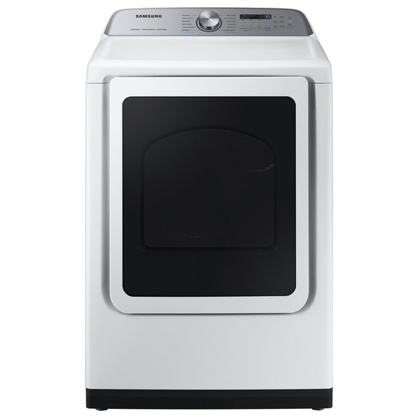 Samsung 7.4 cu. ft. Smart Electric Dryer with Steam Sanitize+ DVE52A5500W/A3 IMAGE 1