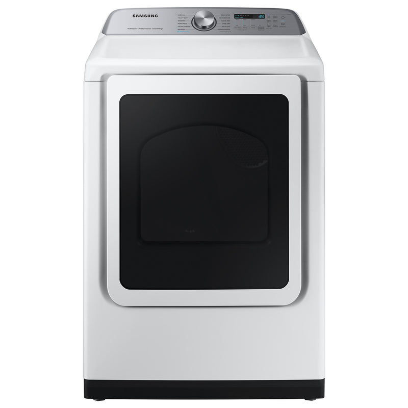 Samsung 7.4 cu. ft. Smart Gas Dryer with Steam Sanitize+ DVG52A5500W/A3 IMAGE 1