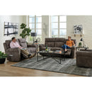 Catnapper Tranquility Power Reclining Fabric Loveseat 63019 1301-28-1302-28 IMAGE 3
