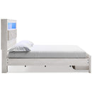 Signature Design by Ashley Altyra King Upholstered Bookcase Bed with Storage B2640-69/B2640-56S/B2640-95/B100-14 IMAGE 3