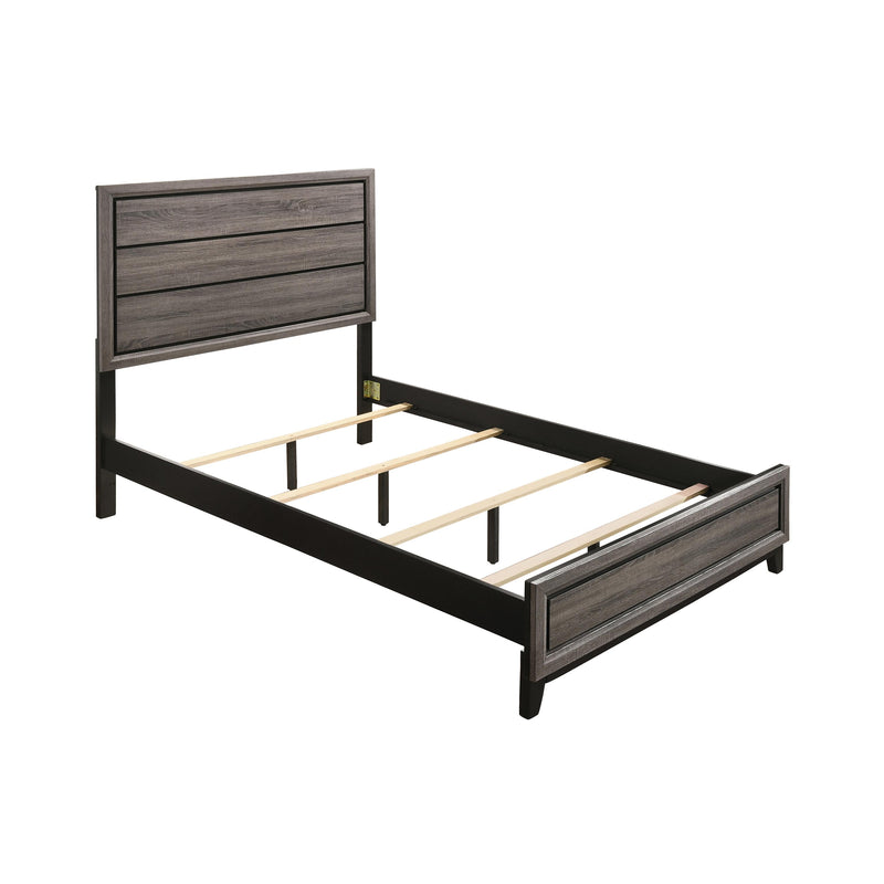 Coaster Furniture Watson 212421KW Wood California King Panel Bed - Grey Oak IMAGE 3
