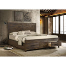  Coaster Furniture Woodmont 222631KW California King Storage Bed - Rustic Golden Brown IMAGE 6