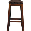 Elements International Fiesta Counter Height Stool LFS100CSTDB IMAGE 3