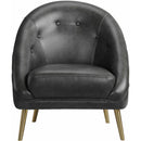 Elements International Trinity Stationary Leather Look Accent Chair UTI120100GCE IMAGE 2