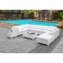 Furniture of America Outdoor Seating Sets CM-OS2128WH-SET2 IMAGE 1