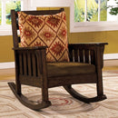  Furniture of America Morrisville Rocking Fabric Accent Chair CM-AC6401 IMAGE 2